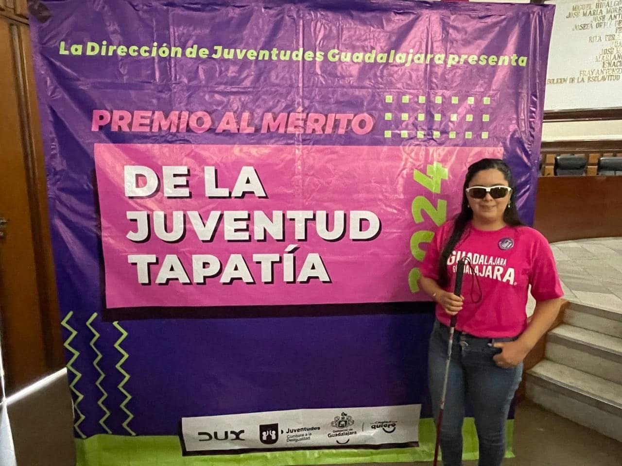 Recibí el Premio al Mérito de la Juventud Tapatía 2024.
